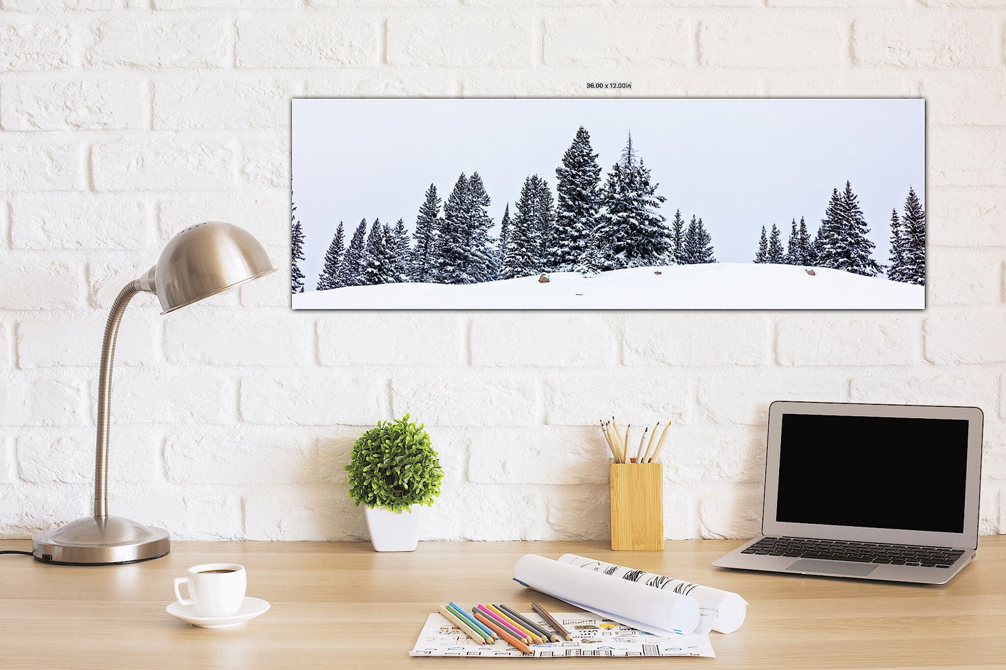 Snowy Trees Print, Colorado Winter Print, Rocky Mountain photo, Winter Mountain Canvas print, Minimalst Landscape Print, Ouray Winter - SandyDobbsFineArtPhotography