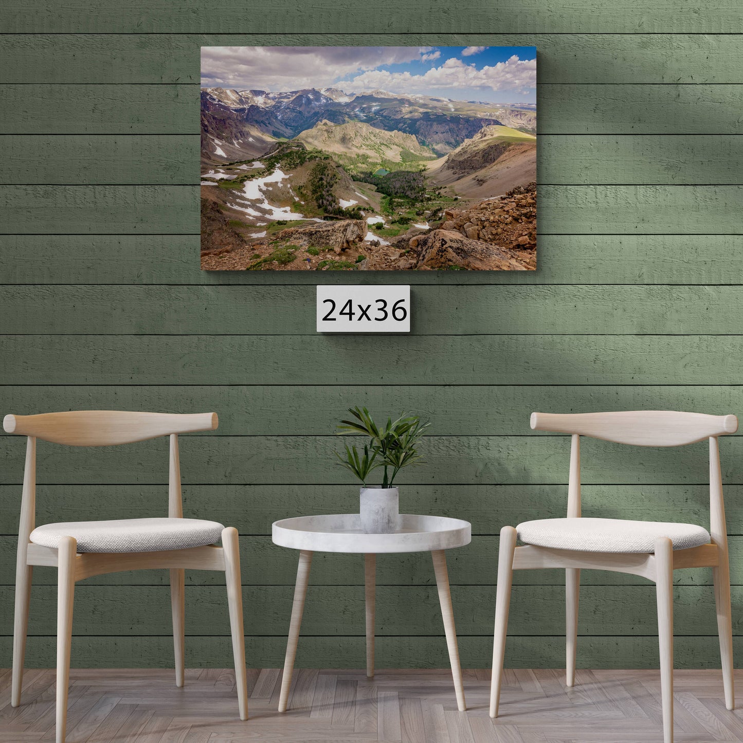 Beartooth Highway Photo, Montana Mountain Landscape, Yellowstone National Park, Large Canvas Wall Art Prints, Decor for Home and Office