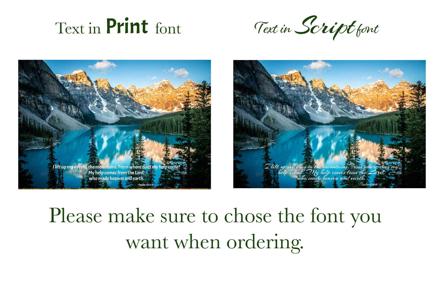 Jeremiah 29:11 Christian Inspirational Wall Art, Scripture Canvas, Moraine Lake Sunrise Photo, I Know the Plans I Have for You, Banff Canada