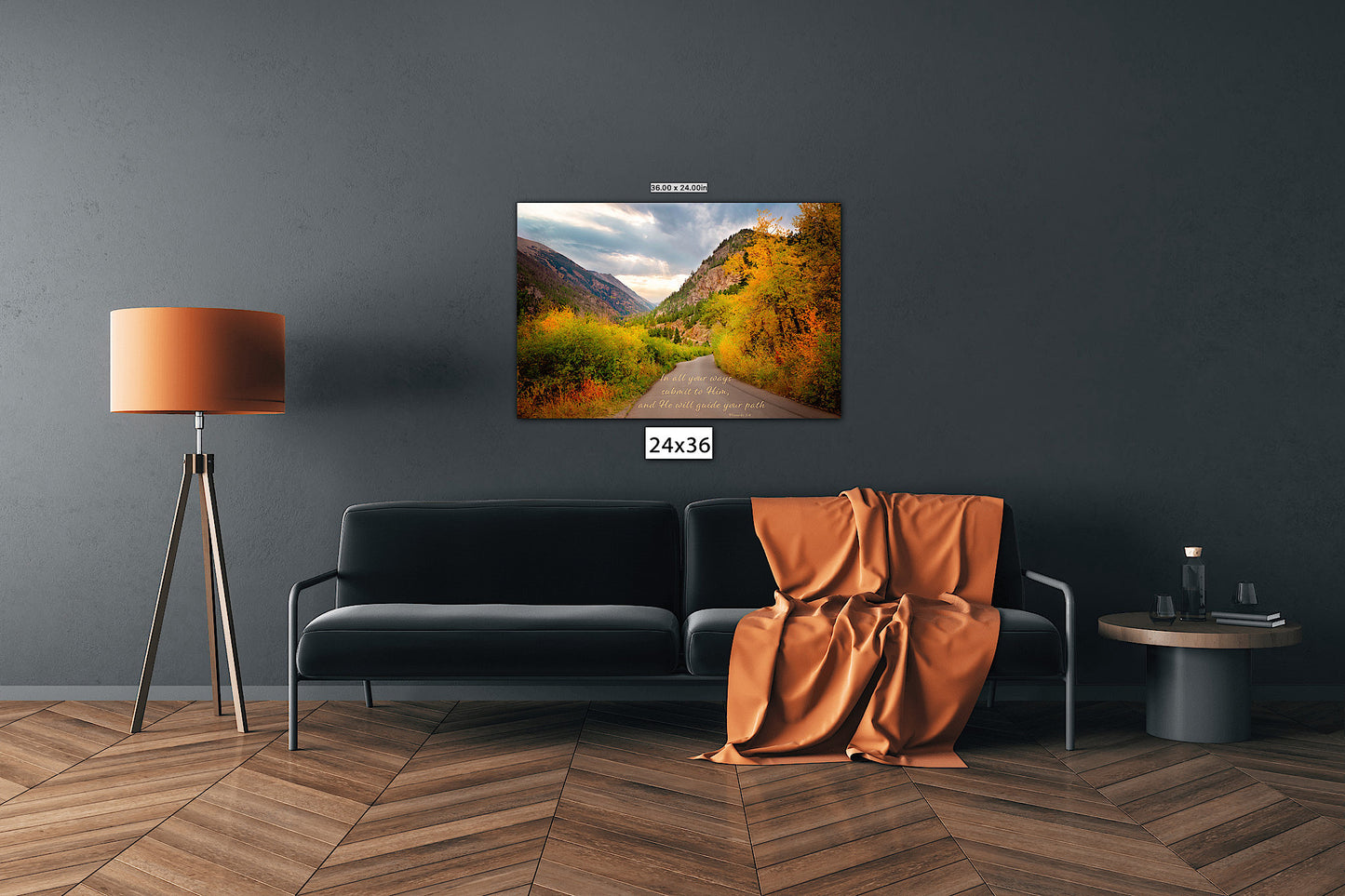 Proverbs 3:6 Christian Inspirational Wall Art, Rocky Mountain National Park, Bible Verse Photo, Colorado Landscape Photography - SandyDobbsFineArtPhotography