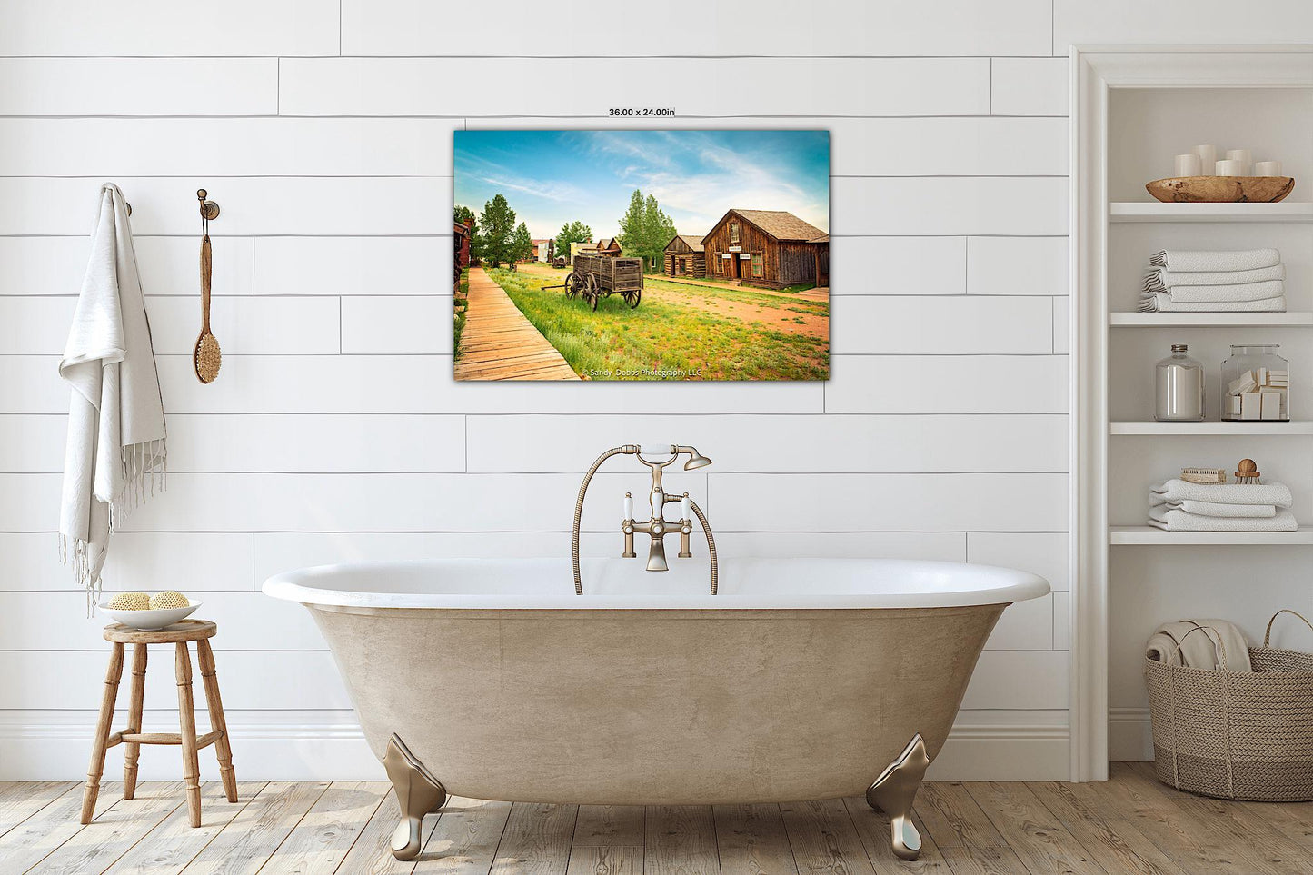 Colorado Old West Ghost Town Photography Decor, Old Wago Photo, Wrapped Canvas Print, Rustic Style, Cowboy Art, Western Art Wall Pictures