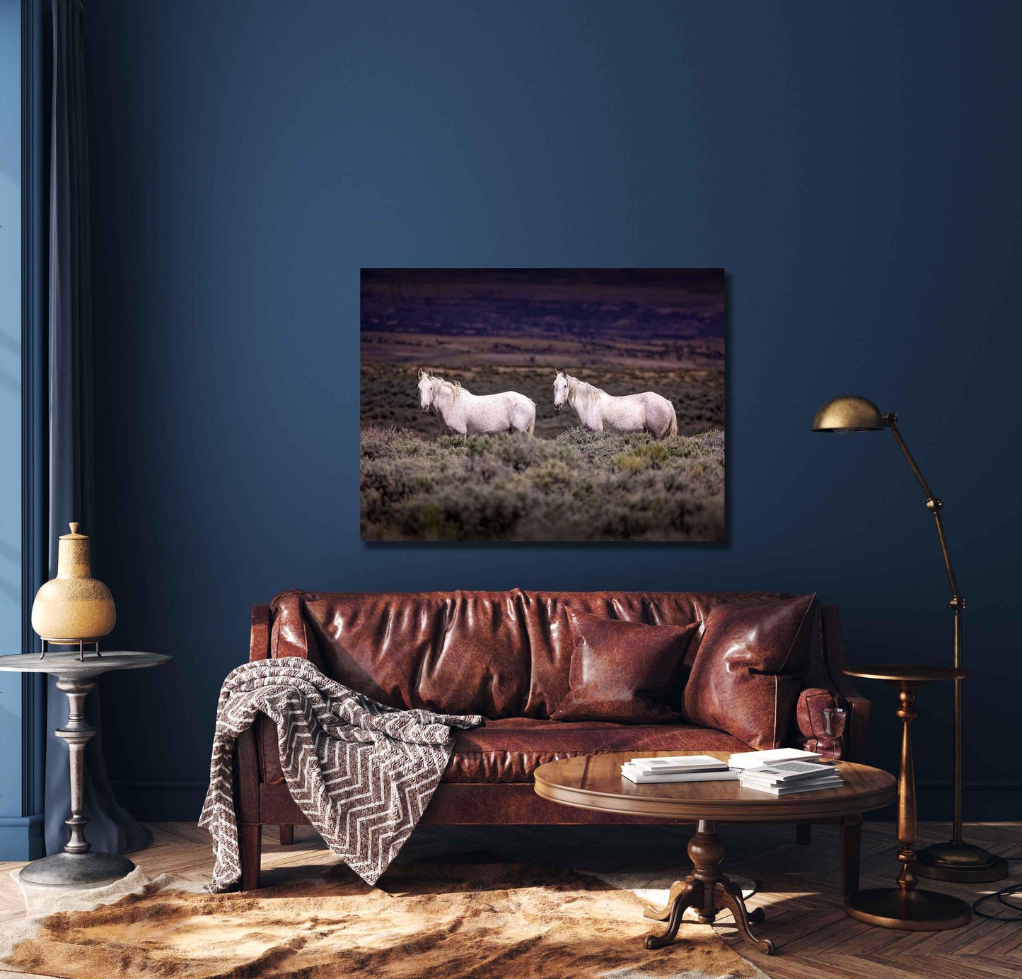Colorado Wild Horses Wall Art Print, Wild Mustang Photo, Wildlife Canvas, Rocky Mountain Wilderness, Cowboy Old West Decor, Home or Office - SandyDobbsFineArtPhotography