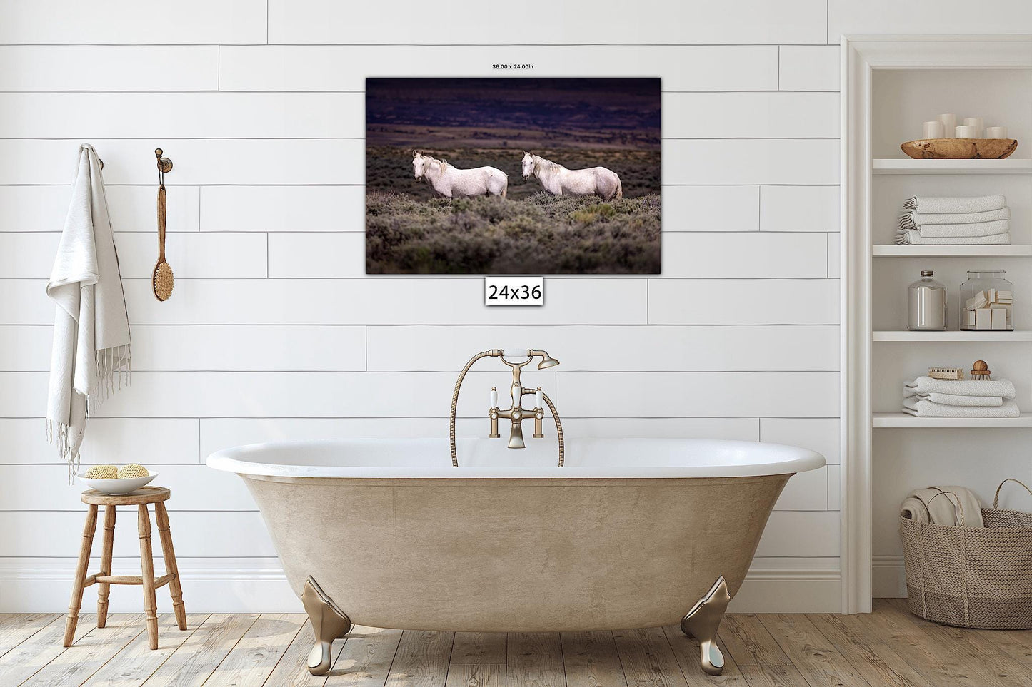 Colorado Wild Horses Wall Art Print, Wild Mustang Photo, Wildlife Canvas, Rocky Mountain Wilderness, Cowboy Old West Decor, Home or Office - SandyDobbsFineArtPhotography