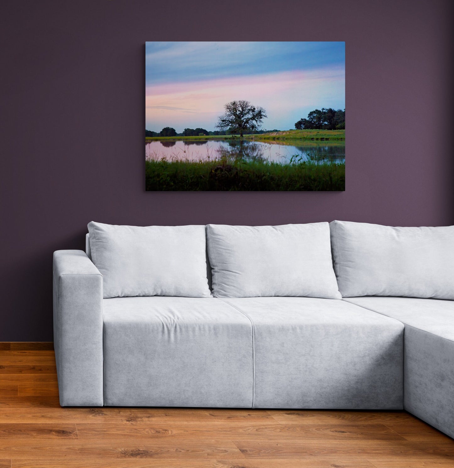 Texas Sunrise Landscape Photo Print, Beautiful Rainbow Sunrise, Large Canvas Wall Art Prints, Decor for Home, Living Room, Bedroom, Office - SandyDobbsFineArtPhotography