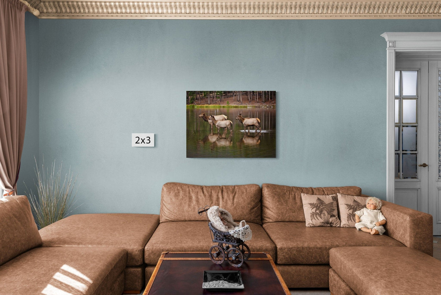 Elk Wall Art, Wildlife Wall Canvas, Rocky Mountain National Park, Colorado Canvas Wall Art Prints, Decor for Home ,Living Room, Bedroom - SandyDobbsFineArtPhotography