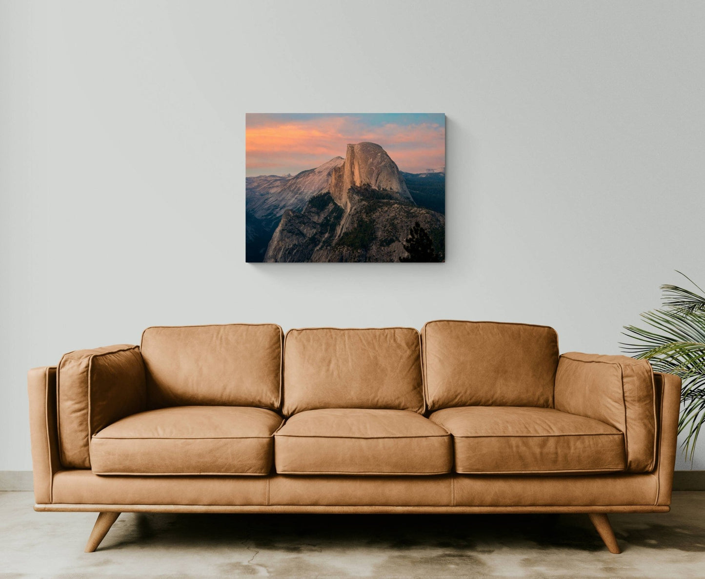 Yosemite National Park, Half Dome Sunset, California Mountain Landscape Print, Wall Decor for Home,Living Room, Bedroom, and Office - SandyDobbsFineArtPhotography