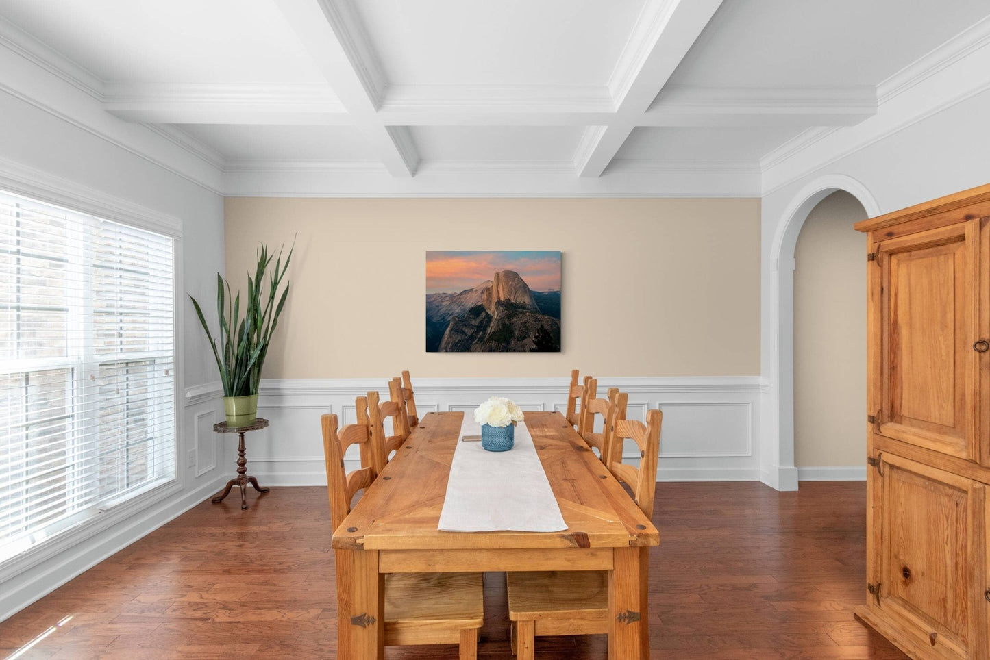 Yosemite National Park, Half Dome Sunset, California Mountain Landscape Print, Wall Decor for Home,Living Room, Bedroom, and Office - SandyDobbsFineArtPhotography