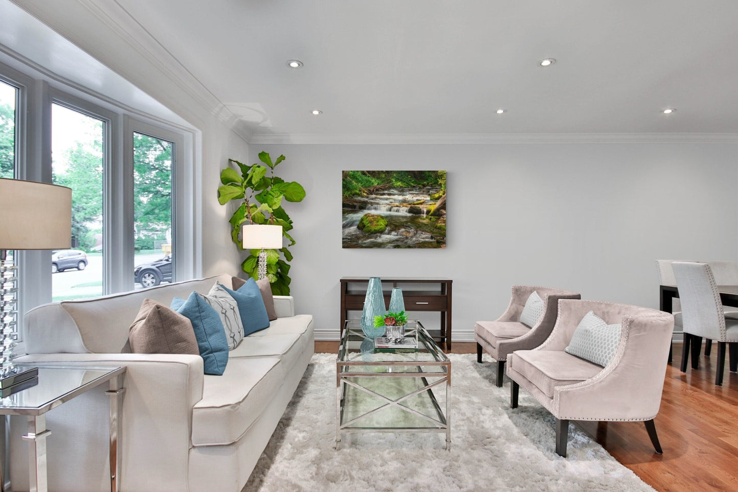 Maroon Bells Maroon Creek Colorado Mountain Landscape, Canvas Wall Art Prints, Wall Decor for Home, Living Room, Bedroom, Office - SandyDobbsFineArtPhotography