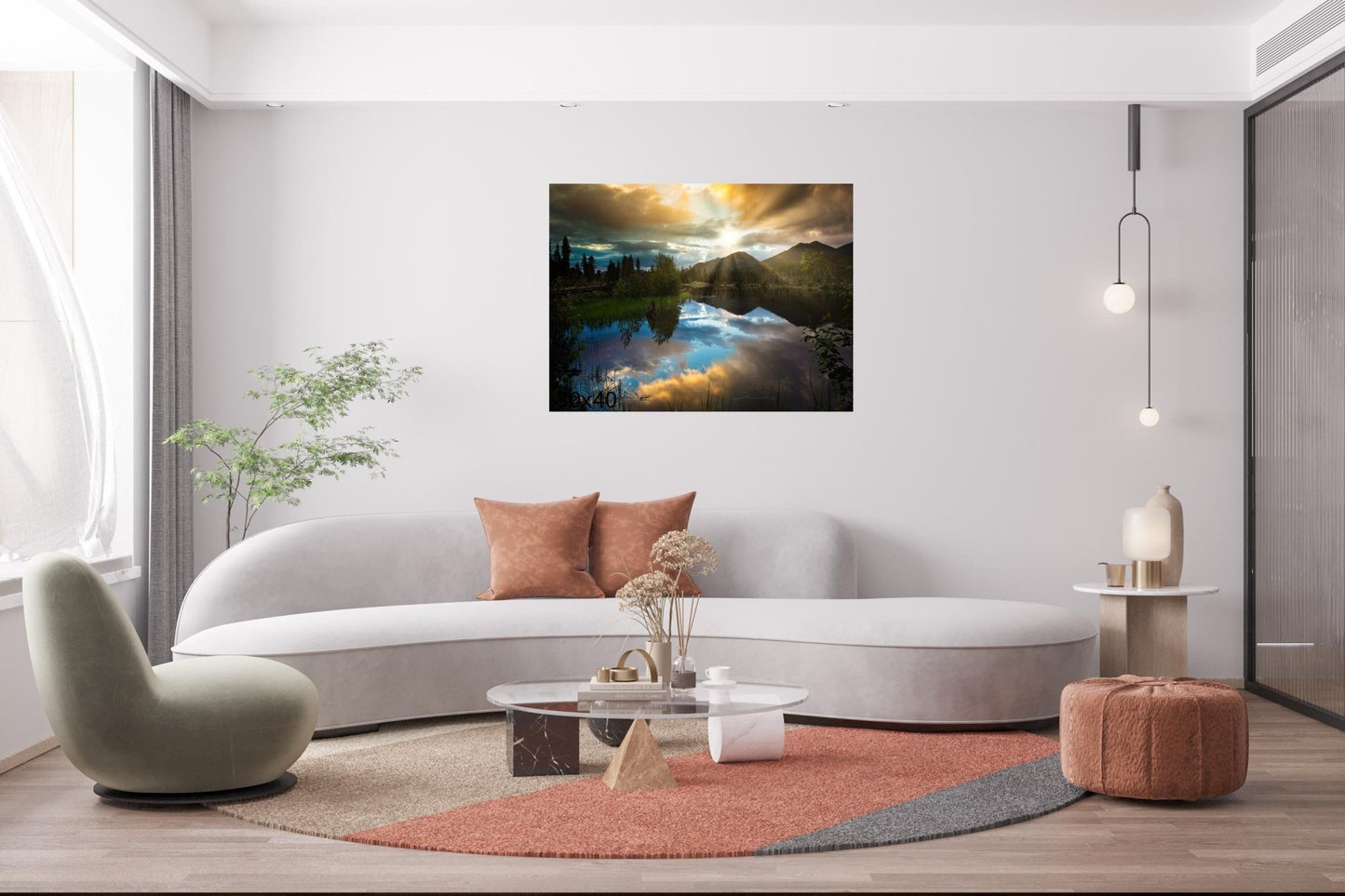 Sprague Lake Sunrise Acrylic Print, Rocky National Park Landscape Print, Dramatic Colorado Landscape, Acrylic Wall Art Prints - SandyDobbsFineArtPhotography