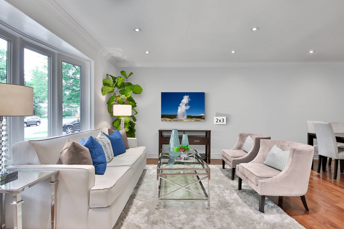 Old Faithful Photo Print, Yellowstone National Park, Geyser, Fine Art Landscape by Original Photographer, Canvas Wall Art Prints for Home - SandyDobbsFineArtPhotography