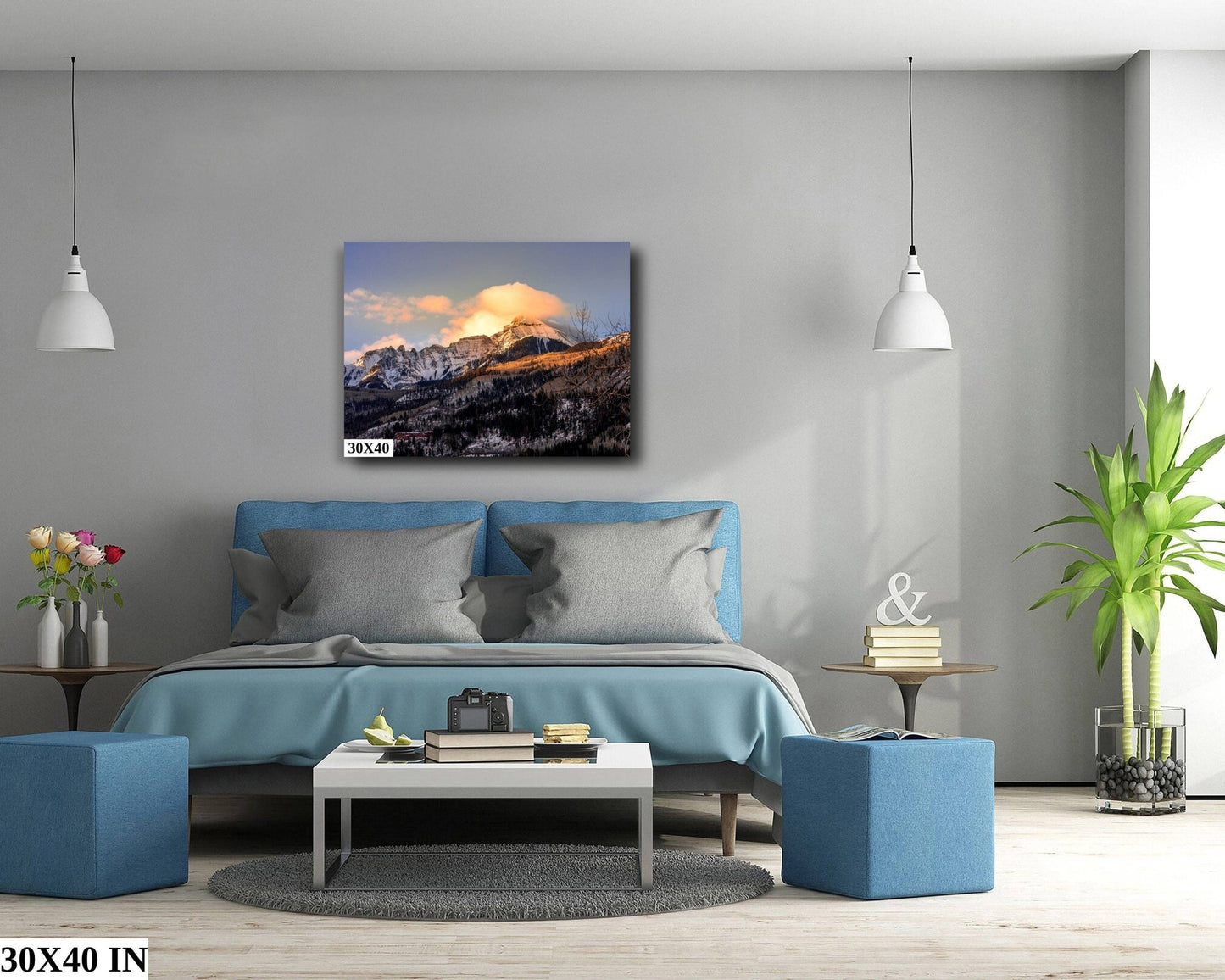 Colorado Golden Sunrise, Mountain Sunrise Photo, Nature Canvas Print, Rocky Mountain Landscape, Large Canvas Wall Art, Colorado Photography - SandyDobbsFineArtPhotography
