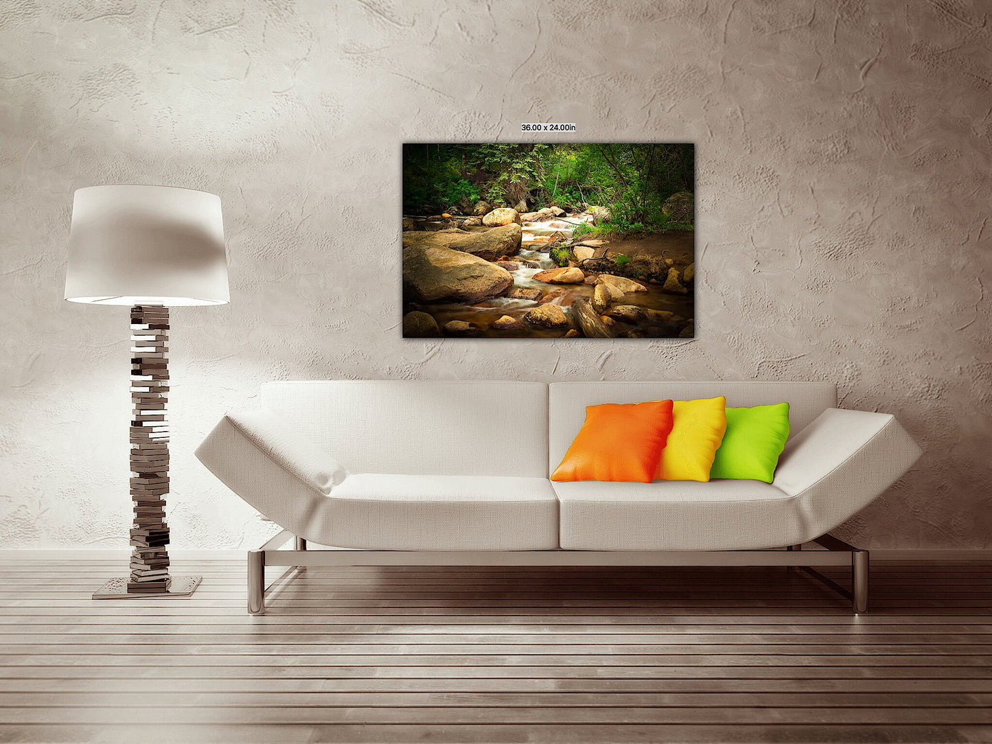 Mountain Stream Wall Art, Rocky Mountain National Park, Mountain Photography Canvas, Forest Scene, Colorado Landscape Canvas Wall Art - SandyDobbsFineArtPhotography