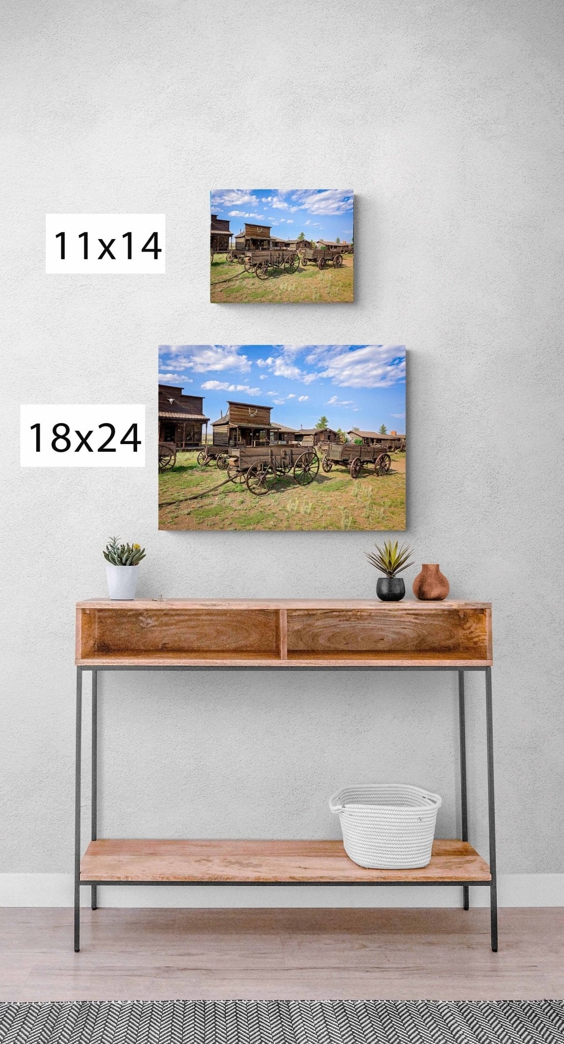 Old Wagons Wyoming Photo, Western Ghost Town Photography Decor, Rustic Style, Cowboy Art, Western Art Wall Pictures, Cody, Antique Buildings - SandyDobbsFineArtPhotography