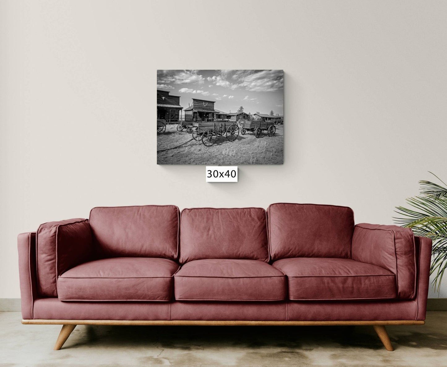 Old Wagons Wyoming Photo, Black and White, Sepia, Western Ghost Town Photography Decor, Rustic Style, Cowboy Art, Western Wall Canvas, Cody - SandyDobbsFineArtPhotography