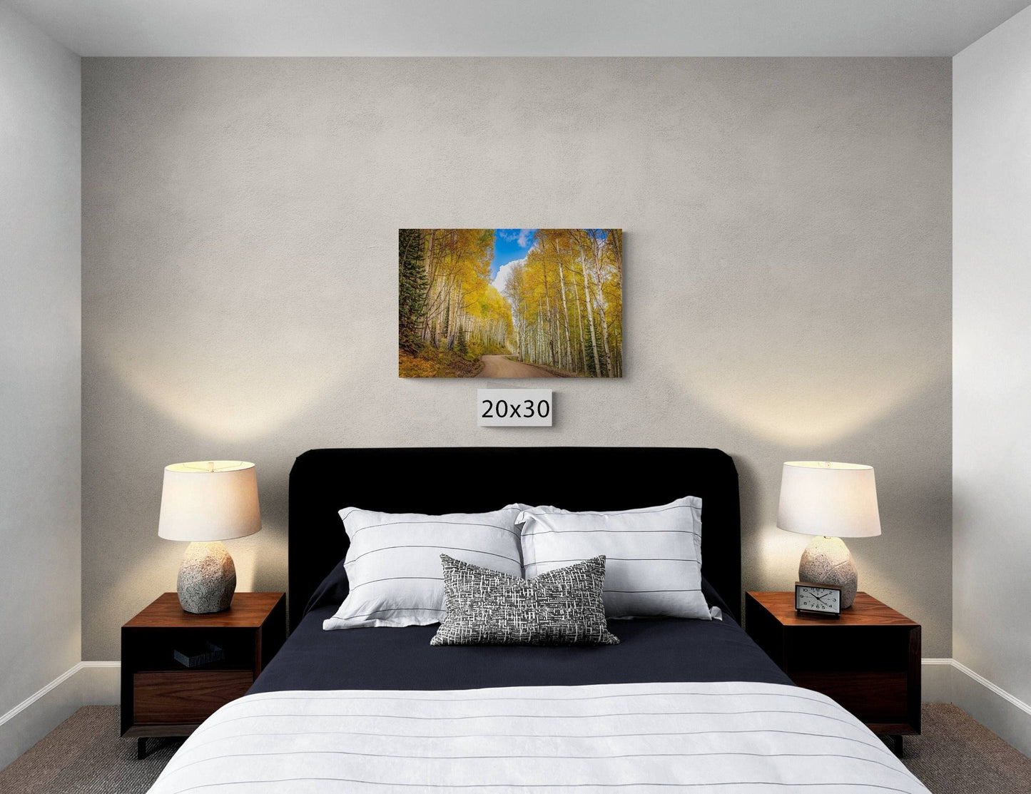 Aspen Tree Autumn Photography, Colorado Golden Aspens, Kebler Pass Crested Butte, Rocky Mountain Landscape, Large Canvas Nature Wall Art - SandyDobbsFineArtPhotography