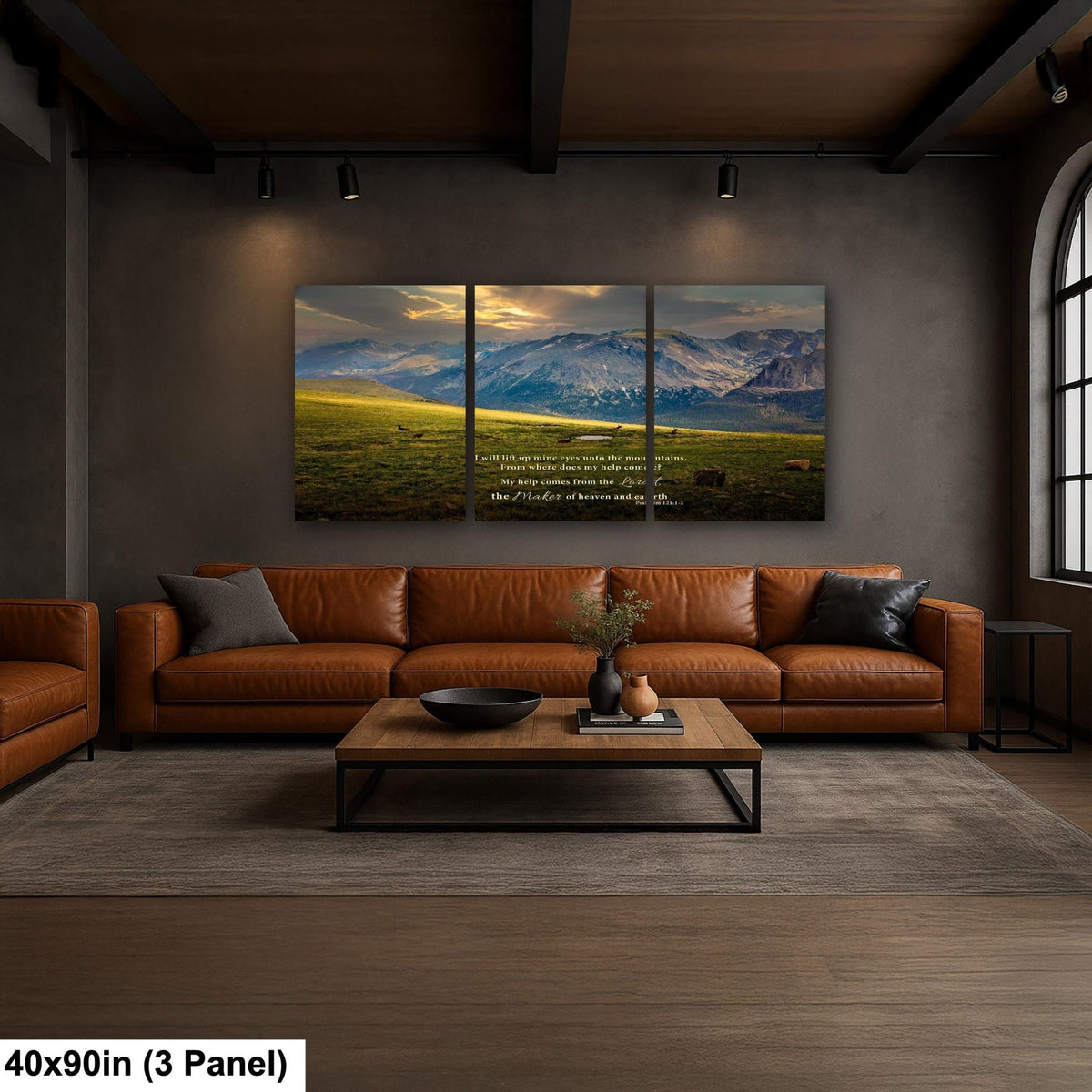 Psalm 121 Christian Wall Art, Bible Verse, Trail Ridge Road Rocky Mountain National Park Colorado, Elk at Sunset - SandyDobbsFineArtPhotography