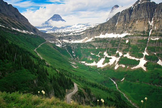 Highline Trail Glacier National Park, Going to the Sun Road, Montana Mountain Landscape, Canvas Wall Art Prints for Home