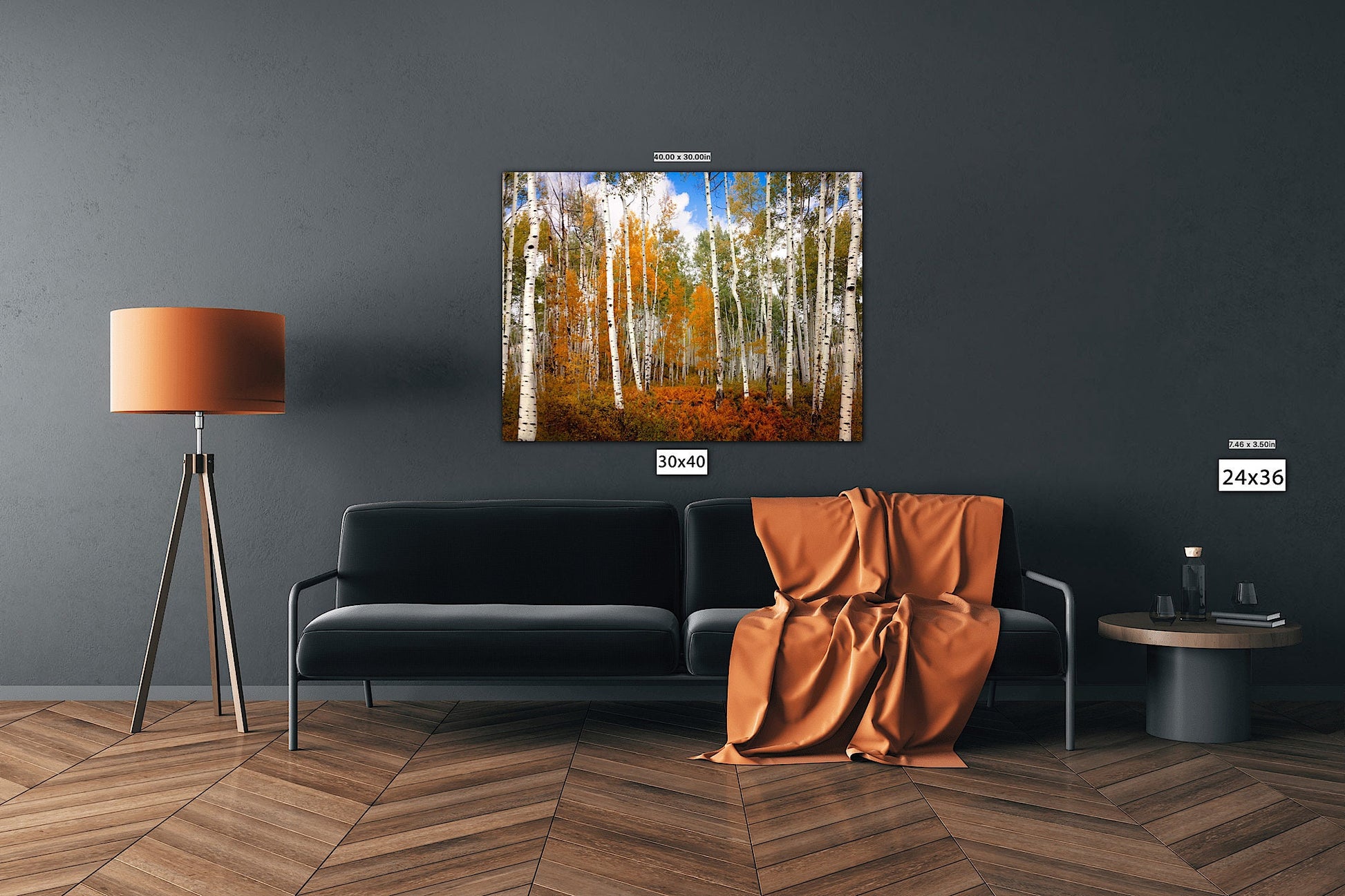 Autumn Aspen Trees Photo Print, Crested Butte Colorado Landscape, Fall Foliage Canvas, Beautiful Forest, San Juan Rocky Mountain Photography