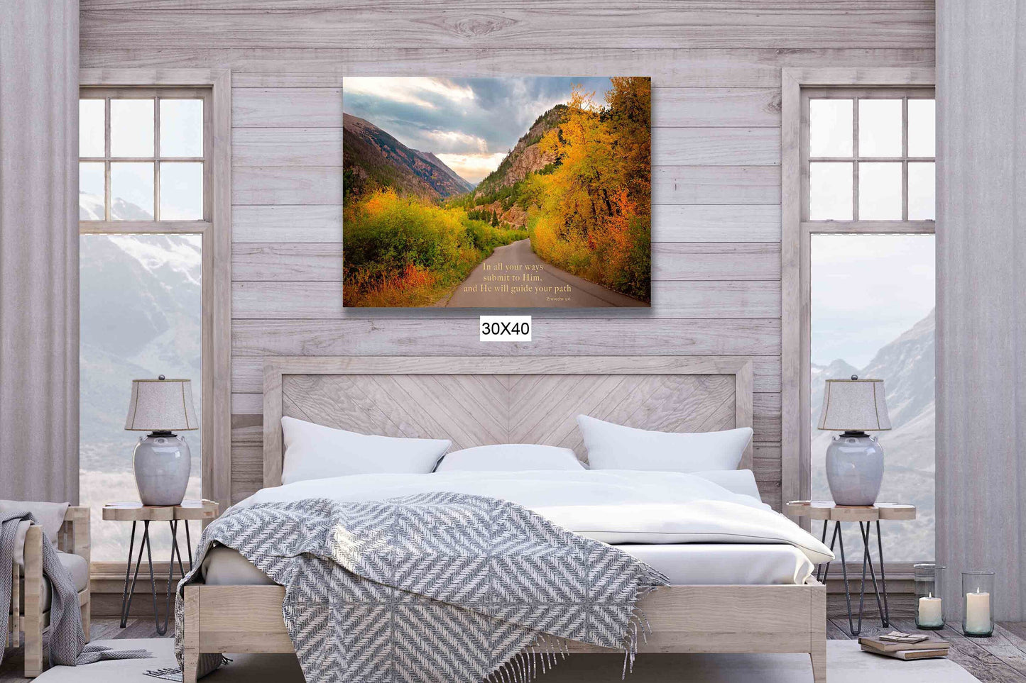 Proverbs 3:6 Christian Inspirational Wall Art, Rocky Mountain National Park, Bible Verse Photo, Colorado Landscape Photography