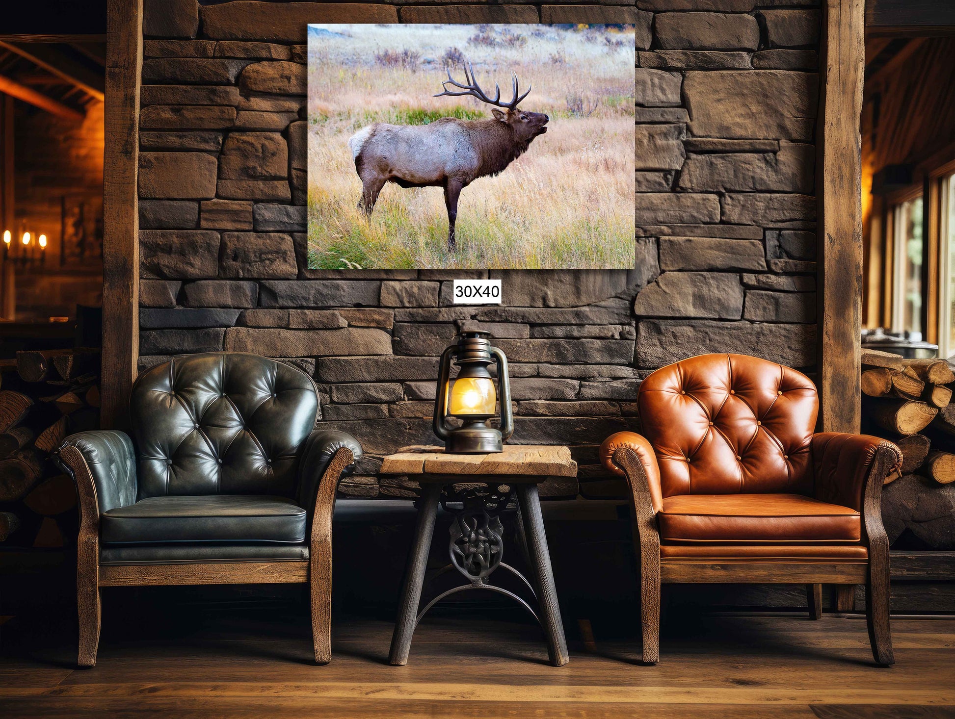 Bull Elk Bugling in Rocky Mountain National Park, Moraine Park, Colorado Art Prints, Elk Photography, Wildlife Wall Canvas, Made in the USA