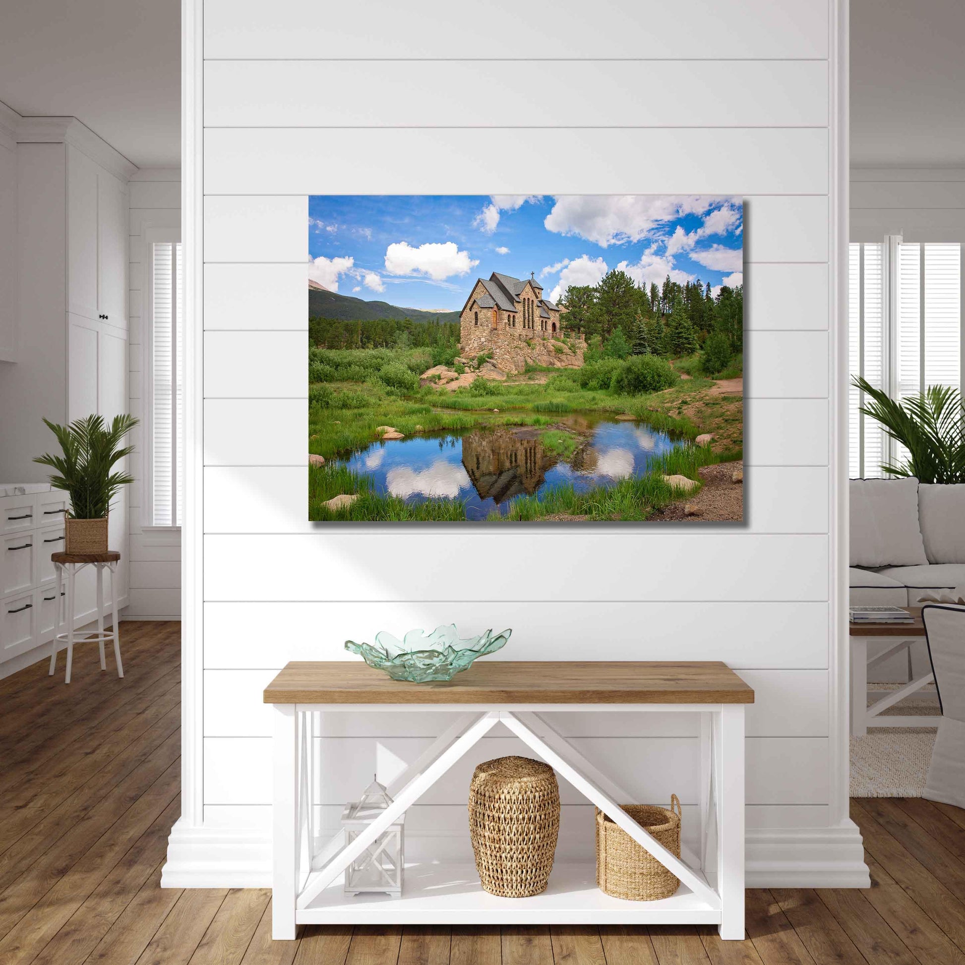 Chapel on the Rock Reflection Photo Print, Rocky Mountain National Park Canvas, Beautiful Church, Colorado Landscape Photography, Allenspark