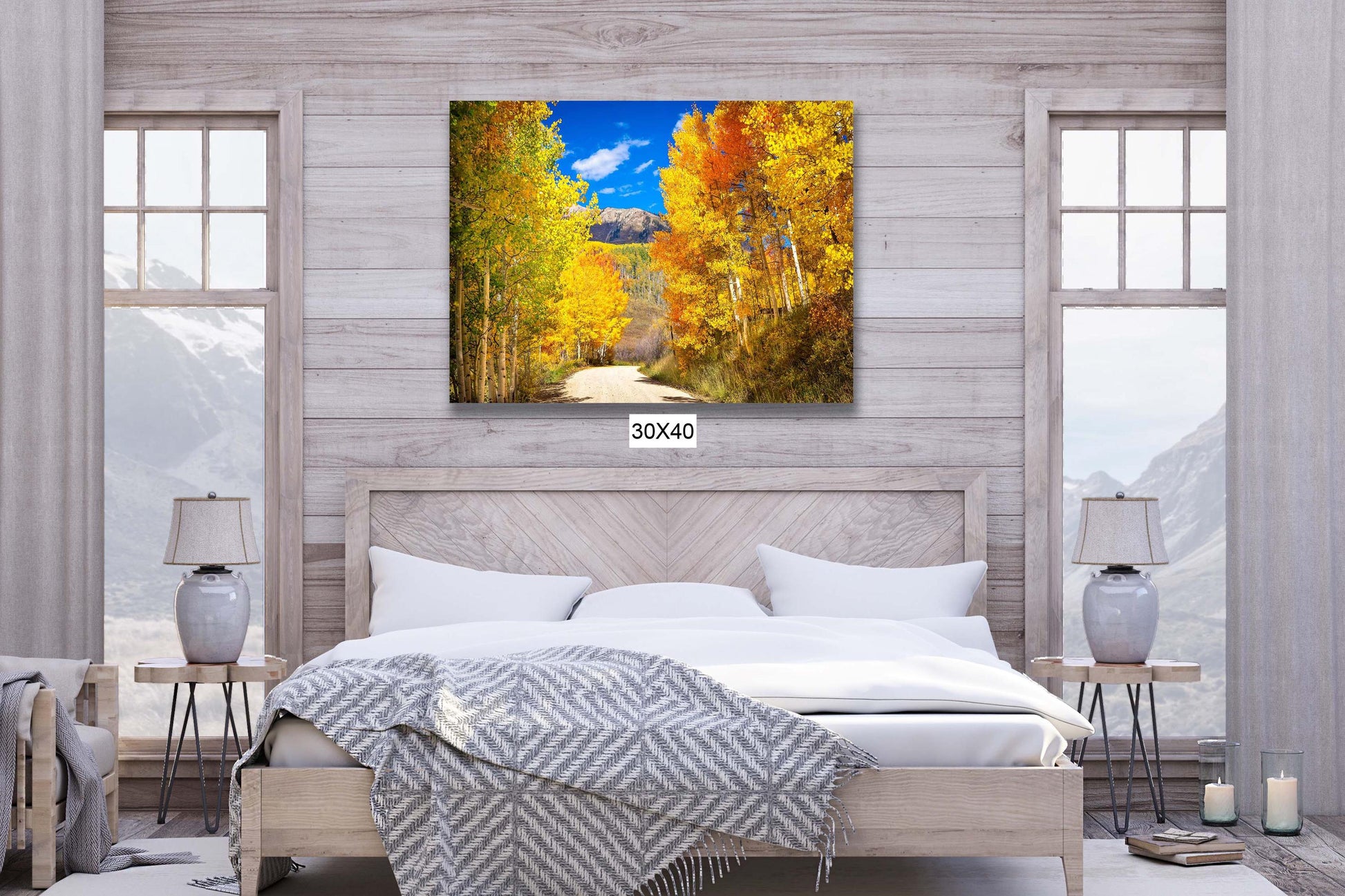 Colorado Autumn Aspen Trees Forest Print, Ohio Creek Pass Fall Colors Photo, Crested Butte Landscape, San Juan Rocky Mountains Photography