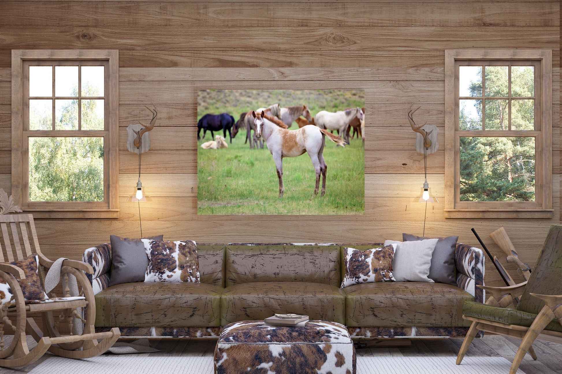 Wild Mustang Colt Photo Print in Metal or Acrylic, Wyoming Unique Baby Horse Wall Art, Rocky Mountain Wildlife, Cowboy Old West Home Decor - SandyDobbsFineArtPhotography