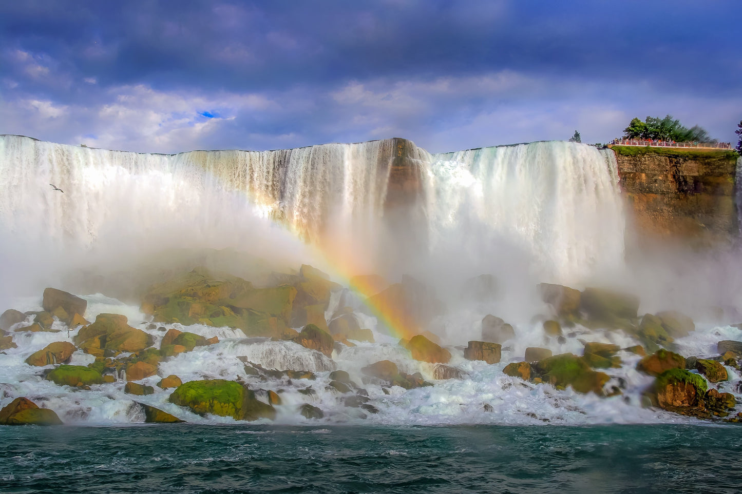 Nature Photo Sale, Niagara Falls Base With Rainbow Print, Canvas Wall Art Prints, Wall Decor Ideal for Home