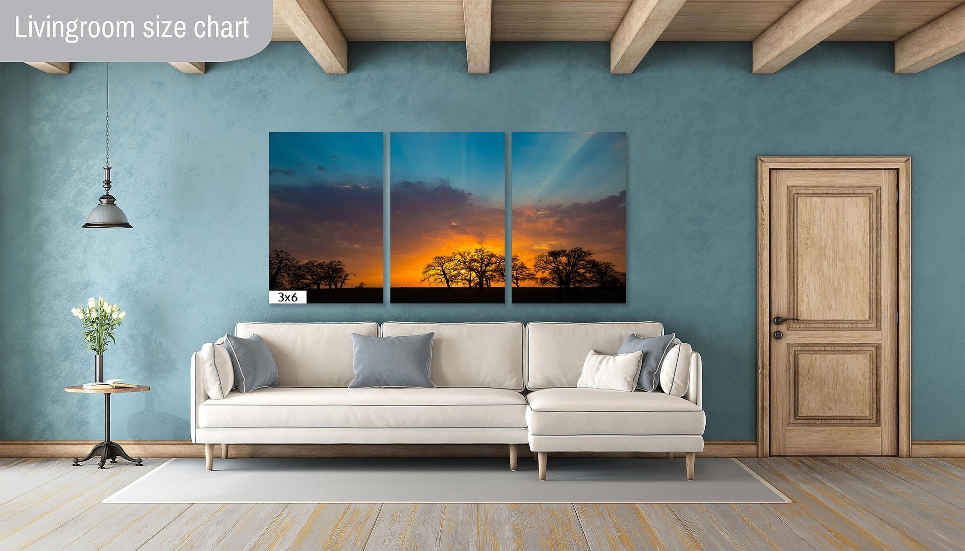 Dramatic Texas Sunset Along OSR, Canvas Wall Art Print, Vivid Texas Sunset Landscape, Brazos Valley, Wall Decor Ideal for Home