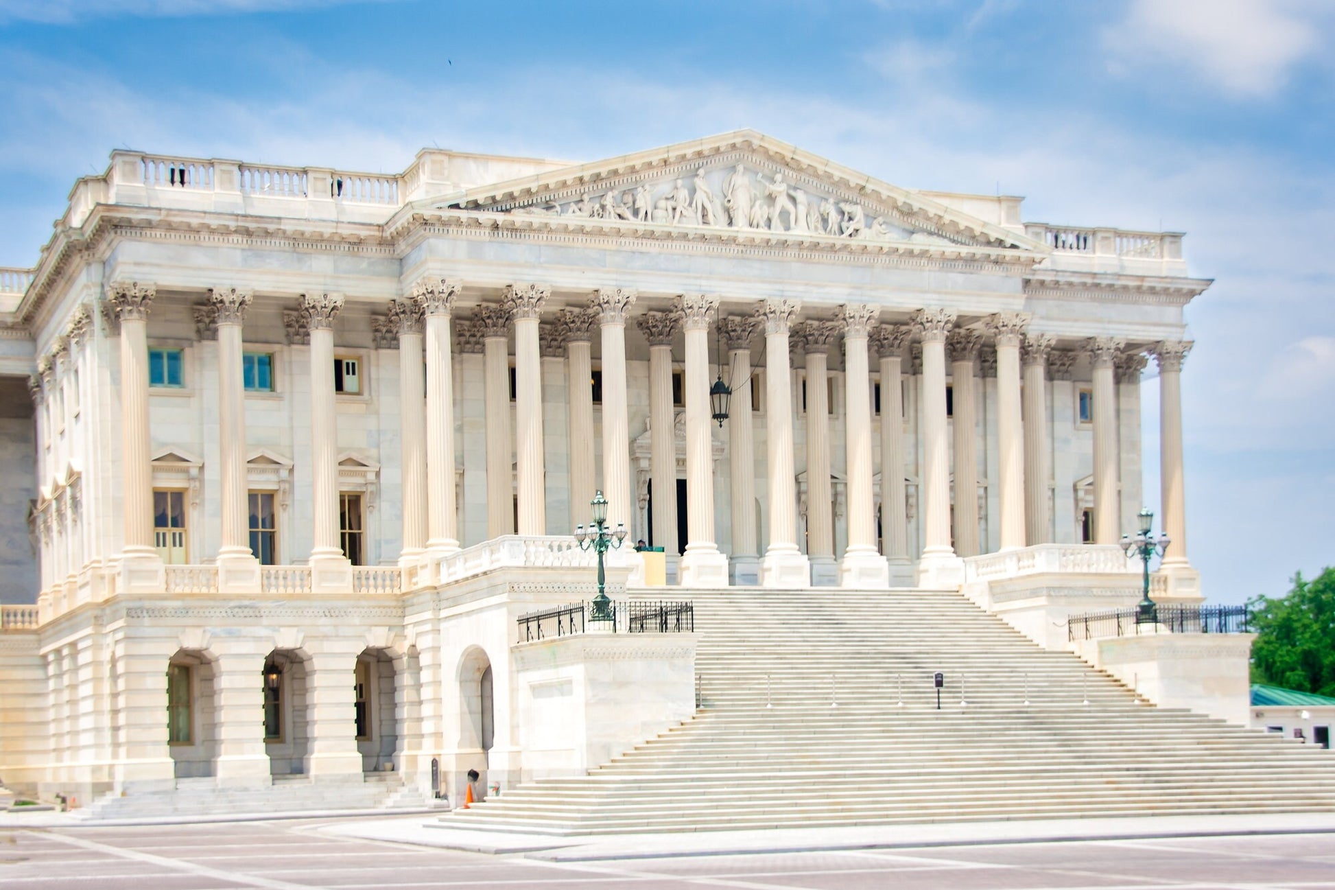 Washington DC Landscape Print, Senate Building, Photography Canvas, Wall Art Decor for Home,Living Room,Bedroom, Office