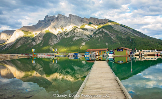 Lake Minnewanka Banff National Park Canada Landscape Print, Canvas Wall Art Prints,  Wall Decor for Home,Living Room, Bedroom, Office