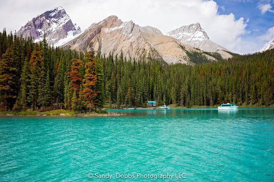 Photography Canvas Wall Art Prints,Jasper National Park Canada, Maligne Lake  Landscape Print, Decor for Home,Living Room, Bedroom, Office