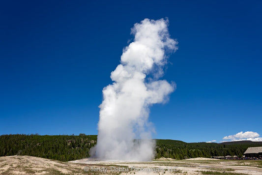 Old Faithful Photo Print, Yellowstone National Park, Geyser, Fine Art Landscape by Original Photographer, Canvas Wall Art Prints for Home