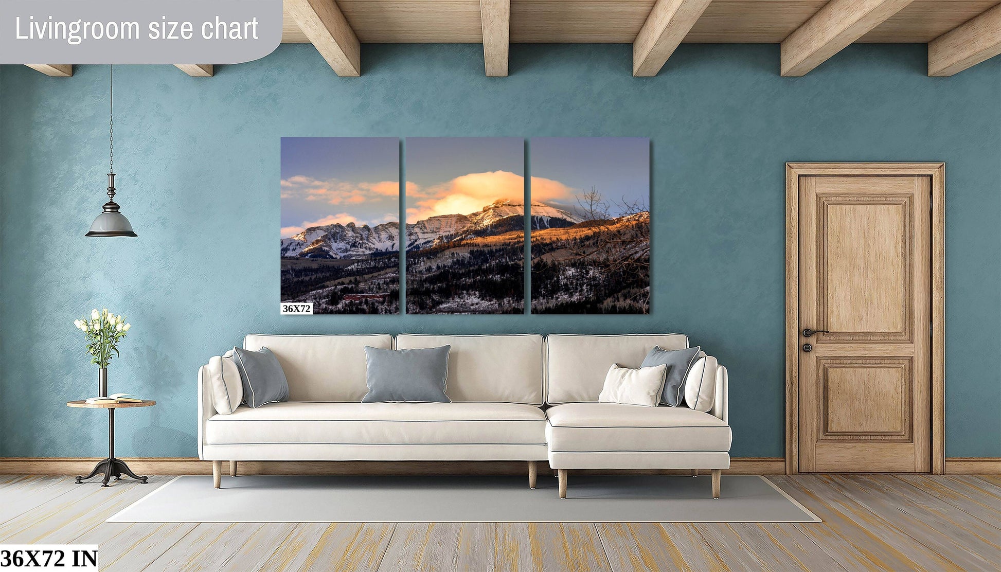 Colorado Golden Sunrise, Mountain Sunrise Photo, Nature Canvas Print, Rocky Mountain Landscape, Large Canvas Wall Art, Colorado Photography