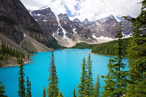 Moraine Lake Landscape Print, Banff National Park, Canada Photography, Canvas Wall Art Prints, Large Canvas Print, Original by Photographer