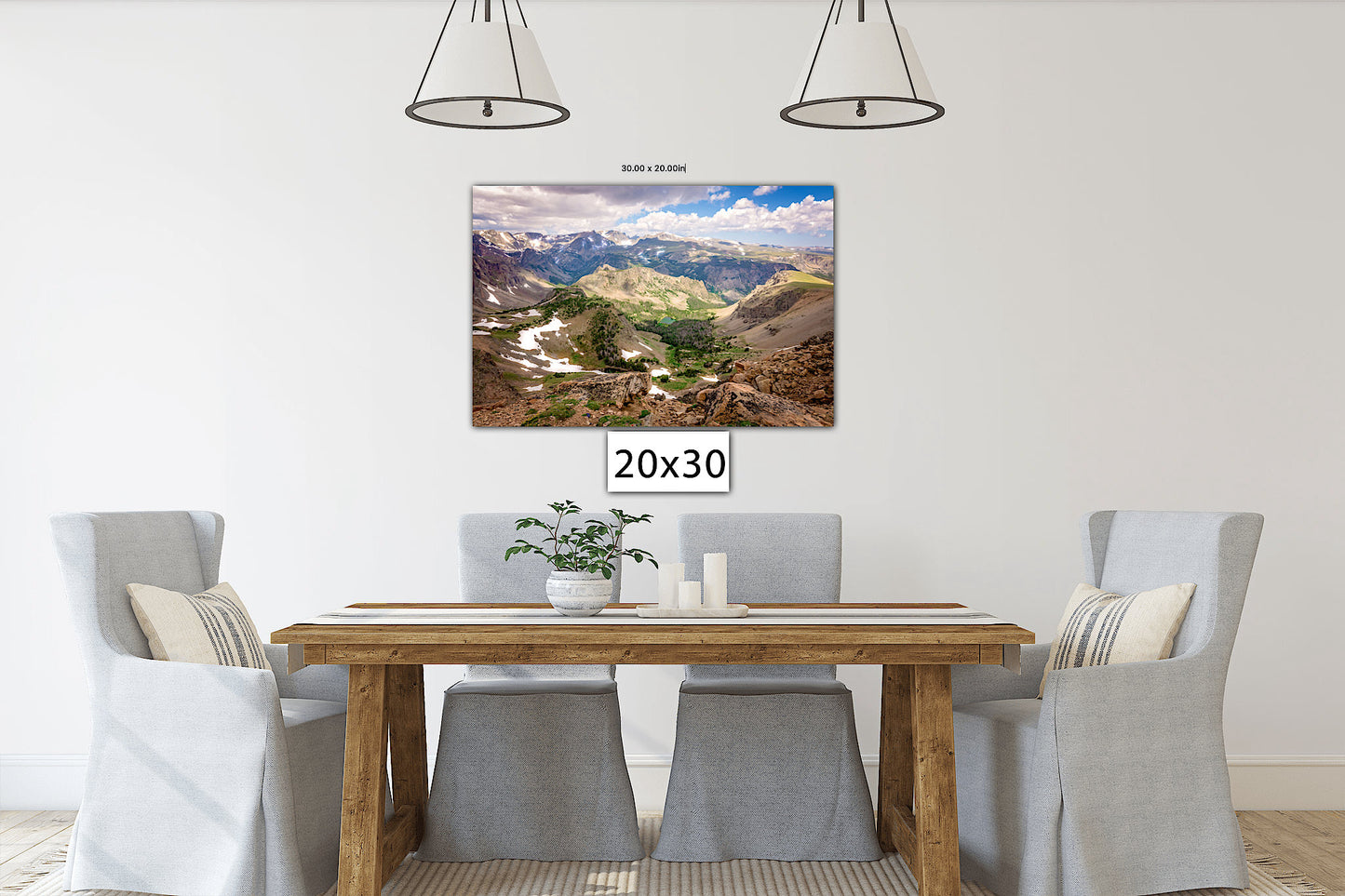 Beartooth Highway Photo, Montana Mountain Landscape, Yellowstone National Park, Large Canvas Wall Art Prints, Decor for Home and Office