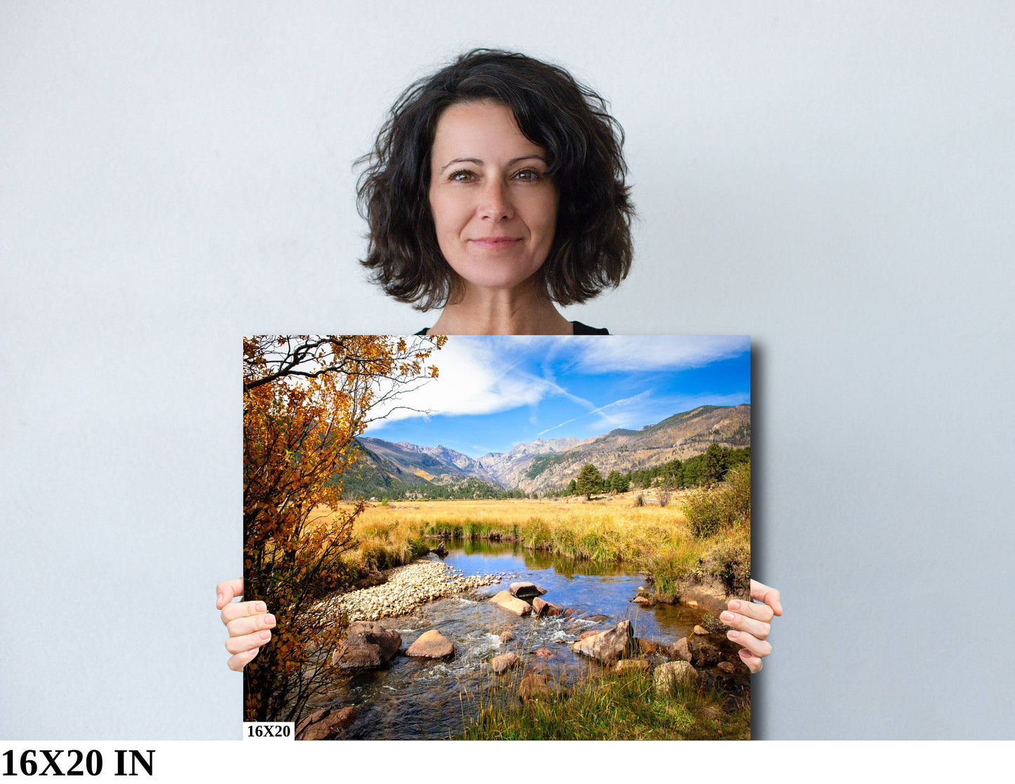 Moraine Park in Autumn Rocky Mountain National Park, Colorado Fall Landscape Canvas Wall Art, Mountain Scene Decor for Home or Office