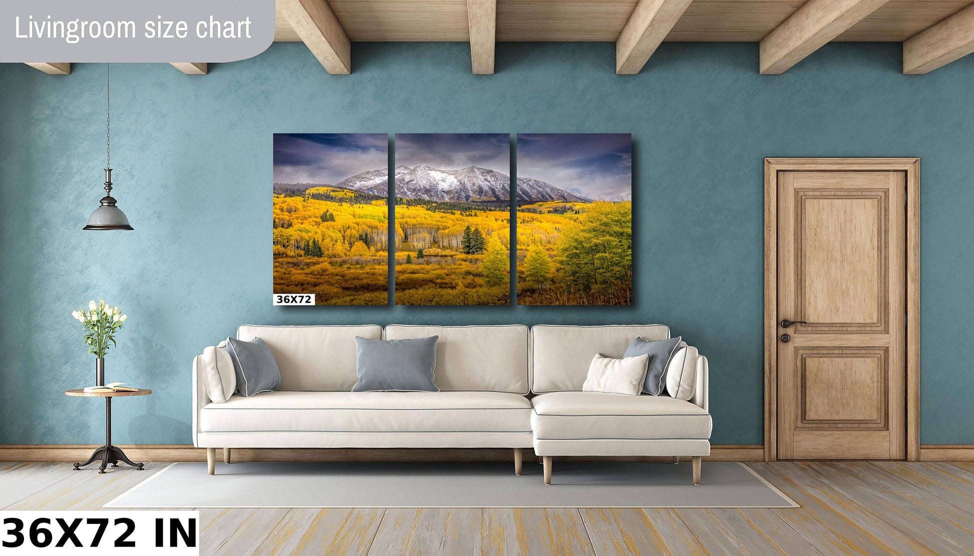 Colorado Autumn Aspens Art, Crested Butte Mountain Photo Landscape Print, Kebler Pass Nature Canvas Scenery, Rocky Mountain Large Wall Art