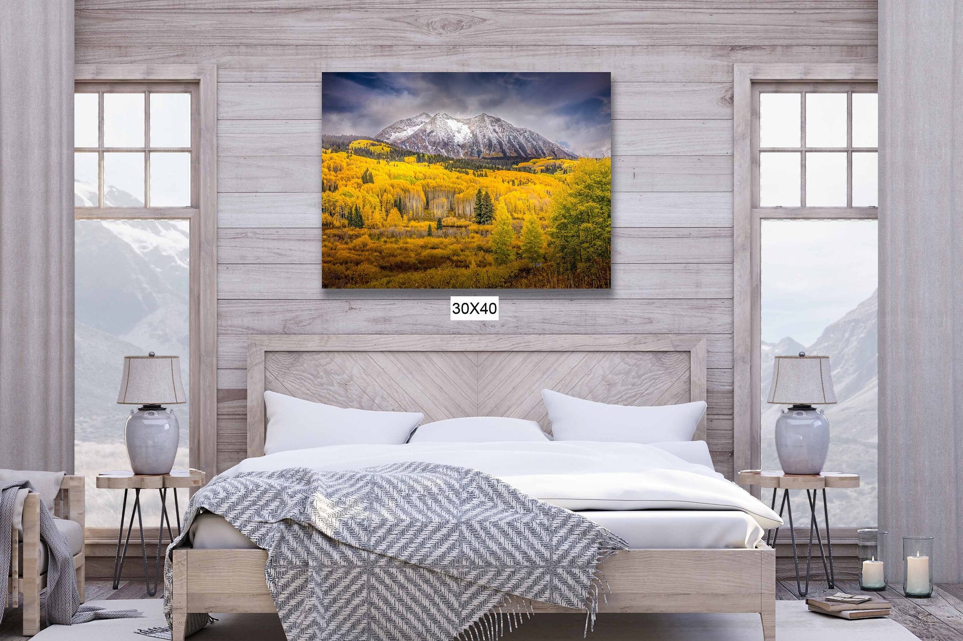 Colorado Autumn Aspens Art, Crested Butte Mountain Photo Landscape Print, Kebler Pass Nature Canvas Scenery, Rocky Mountain Large Wall Art